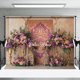 Lofaris Floral Sacred Totem Sweet Lovely Wedding Backdrop
